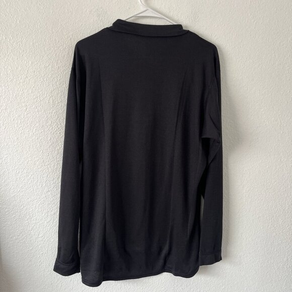 Patagonia Capilene Base Layer Mens Large Long Sleeve 1/4 Zip Black - Picture 6 of 6